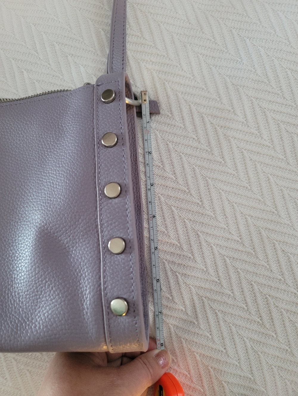 Vince Camuto Lilac Leather Bag - Picture 7 of 7